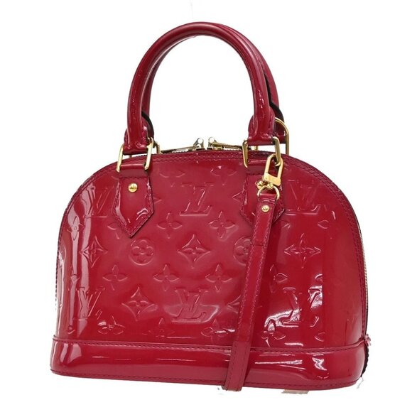 LOUIS VUITTON LV Alma BB Hand Bag Monogram Vernis Learher Pink M91698 24EF014 - Picture 1 of 16